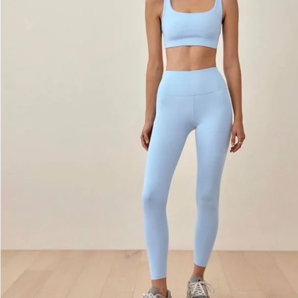 Reformation Ecomove High Rise Legging Mineral Light Blue XL